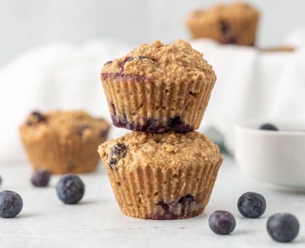 vegan blueberry muffins